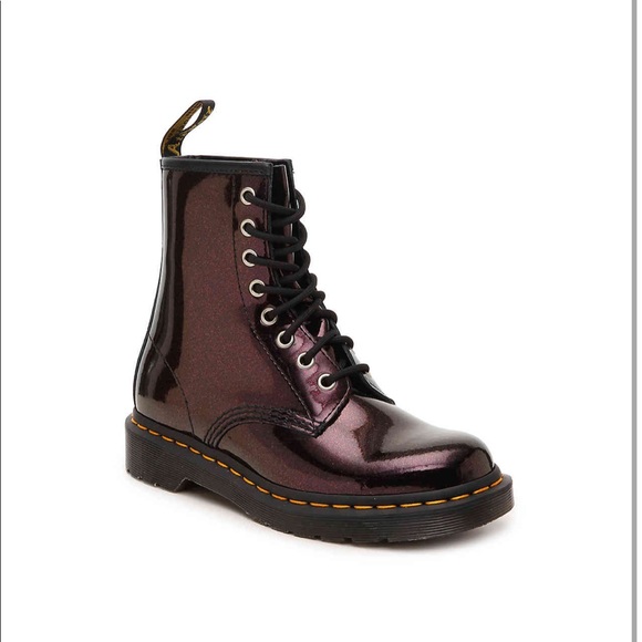 metallic purple doc martens